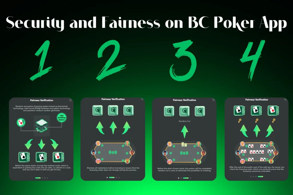 Security and Fairness on BC Poker App