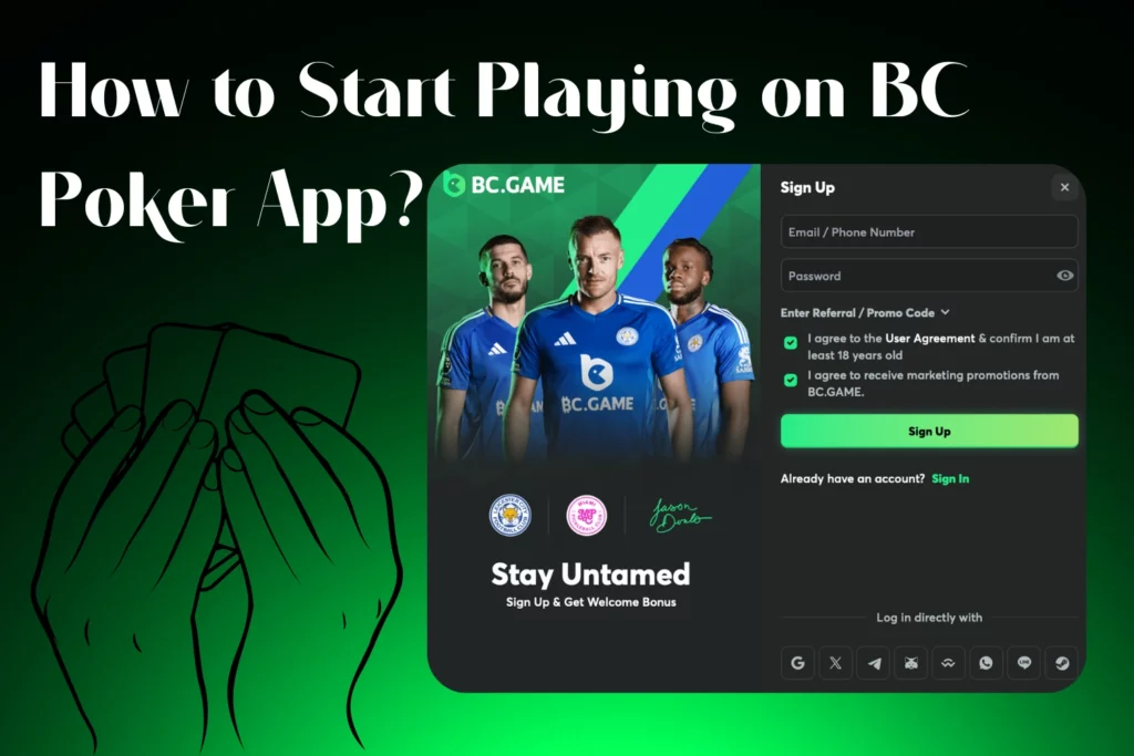 How to Start Playing on BC Poker App